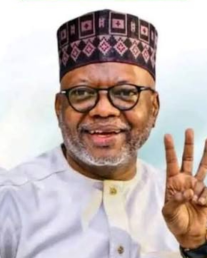 Distinguished Senator Mohammed Sani Musa making the Sani 313 hand sign